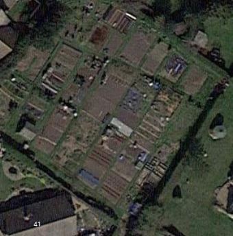 Arial View Of Allotments